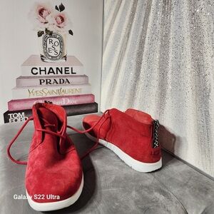 Men’s UGG Freamon suede shoe red sneaker